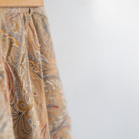 Liz Claiborne silk paisley straight Leg 90s Y2K pants - Picture 2 of 4